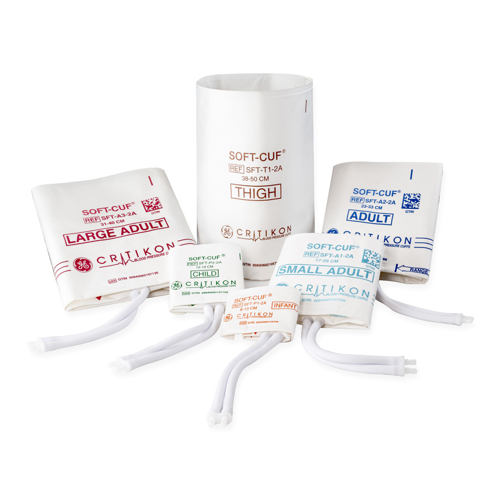 SOFT-CUF, Adult Long, 2 TB Inflation System, 23 - 33 cm, 5/box SOFT-CUF, Adult Long, 2 TB Inflation System, 23 - 33 cm, 5/box