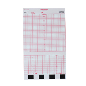 GE Fetal Chart Paper, 50-210 BPM Scaling  , 40 pk per case GE Fetal Chart Paper, 50-210 BPM Scaling  , 40 pk per case