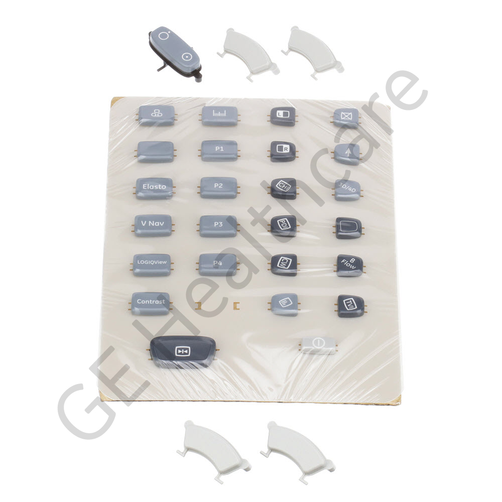 LOGIQ E9 Button Cap Kit includes B-Flow Key with Improved Plastic LOGIQ E9 Button Cap Kit includes B-Flow Key with Improved Plastic