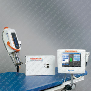 Mark 7 Arterion Injector on table mount with floor mount rack (GE Interventional Package) Mark 7 Arterion Injector on table mount with floor mount rack (GE Interventional Package)